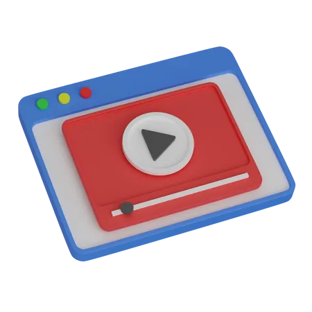 Lecteur vidéo  3D Icon