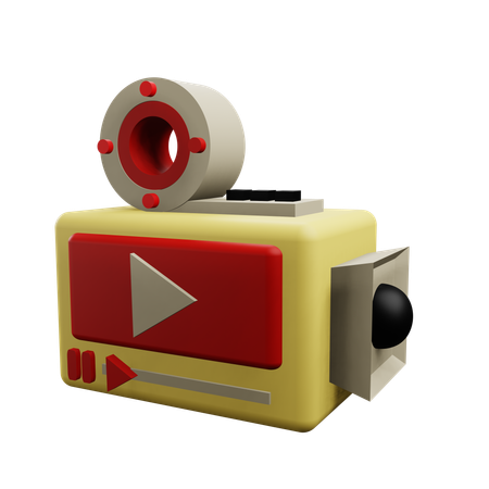 Lecteur vidéo  3D Icon