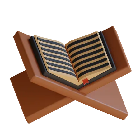 Libro del Corán leído  3D Icon