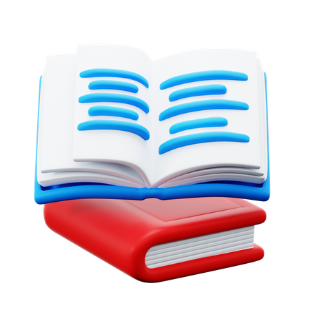 Lecture de livres  3D Icon