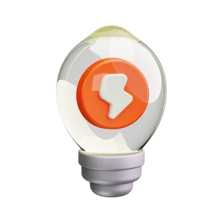 Led Bulb  3D Icon