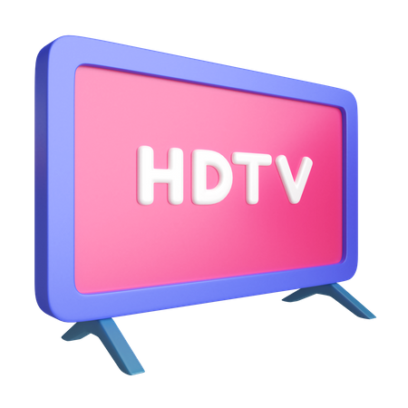 LED-Fernseher  3D Icon