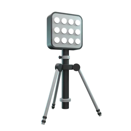 Led Light With Stand  3D Icon
