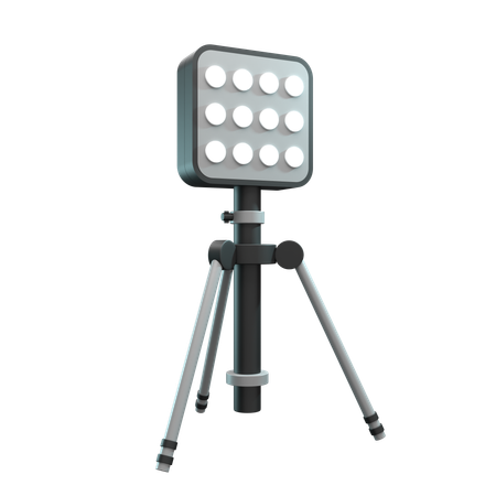 Led Light With Stand  3D Icon