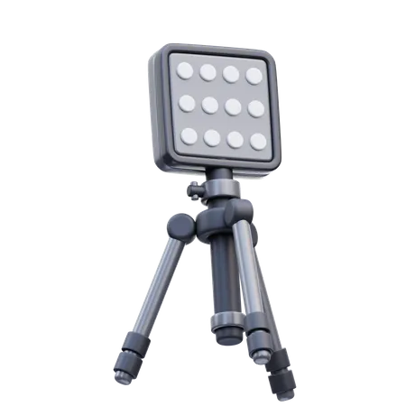 Led Light With Stand  3D Icon