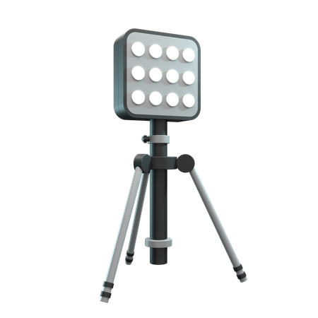 Led Light With Stand  3D Icon