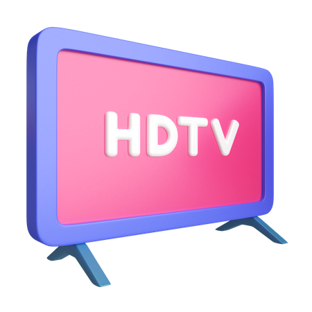 LED TV  3D Icon
