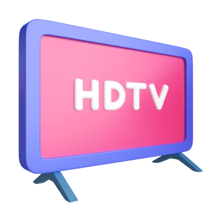 LED TV  3D Icon