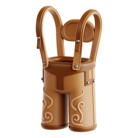 Calça de couro  3D Icon