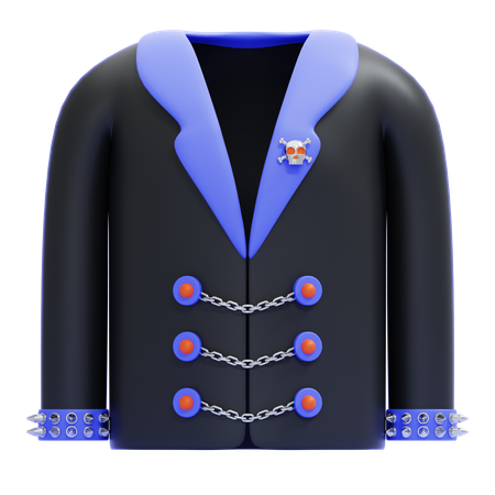 Lederjacke  3D Icon