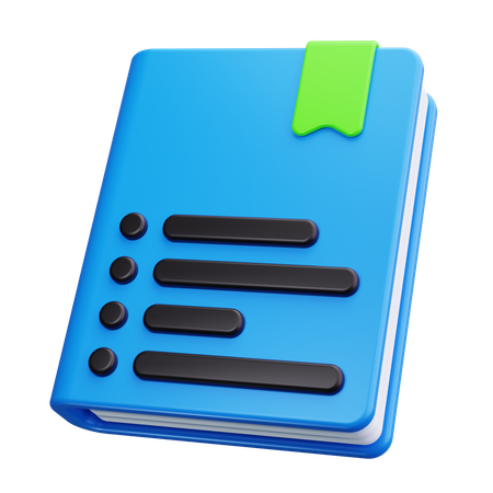 Ledger Book  3D Icon