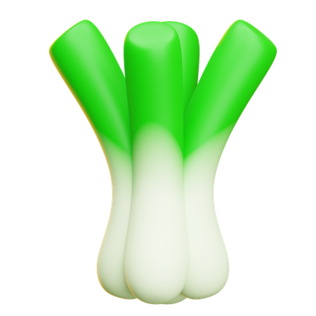 Leek  3D Icon