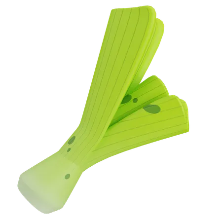 Leek  3D Icon