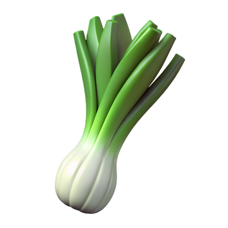 Leek  3D Icon