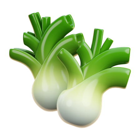 Leek  3D Icon