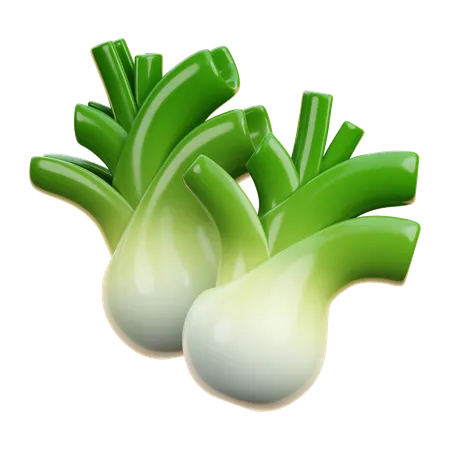 Leek  3D Icon
