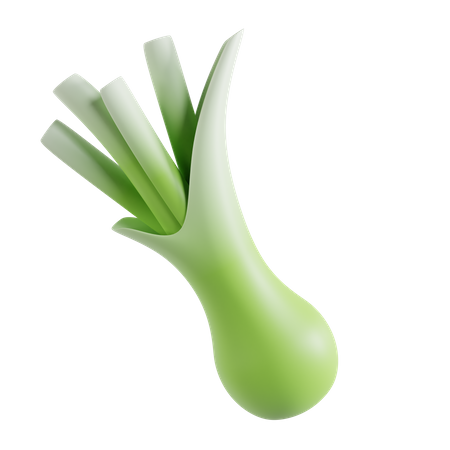 Leek  3D Icon