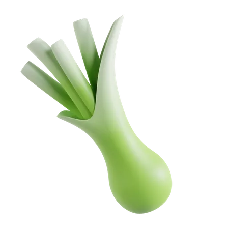 Leek  3D Icon