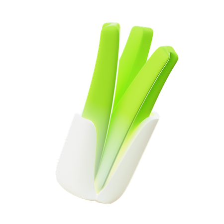 Leek  3D Icon