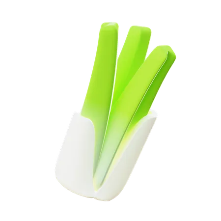 Leek  3D Icon