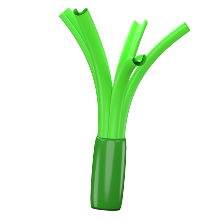 Leek  3D Icon