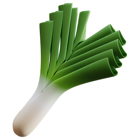 Leek  3D Icon