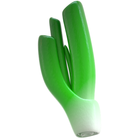 Leeks 3D Icon