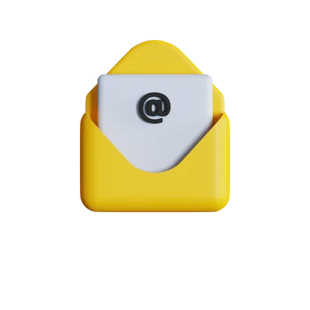 Leer el correo  3D Icon