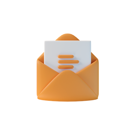 Leer el correo  3D Icon