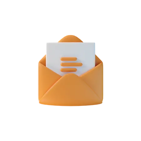 Leer el correo  3D Icon