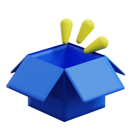 Leere Box  3D Icon