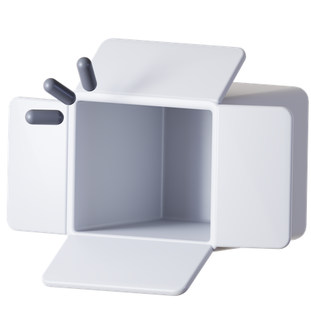 Leere Box  3D Icon