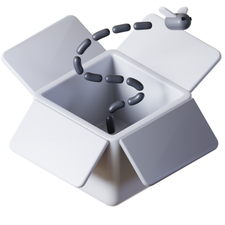 Leere Box  3D Icon