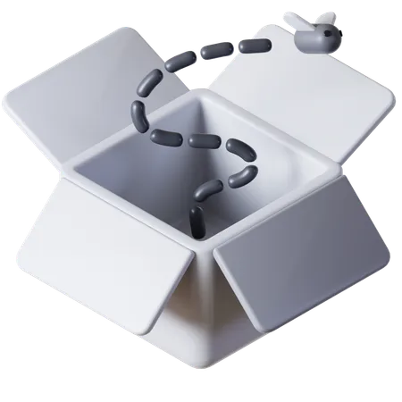 Leere Box  3D Icon