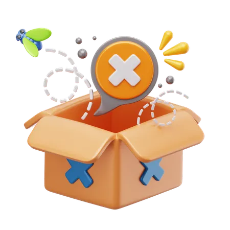 Leere Box  3D Icon