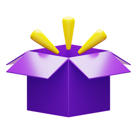 Leere Box  3D Icon