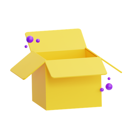 Leere Box  3D Icon