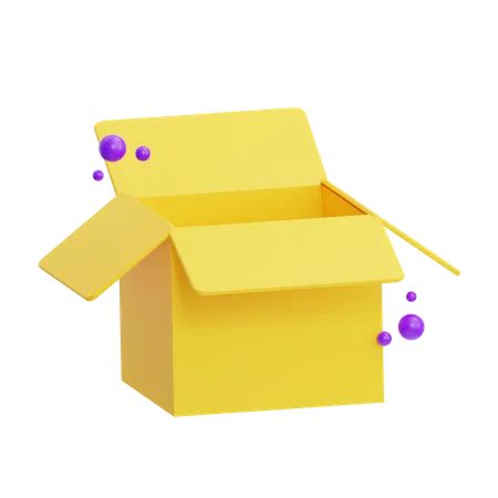 Leere Box  3D Icon