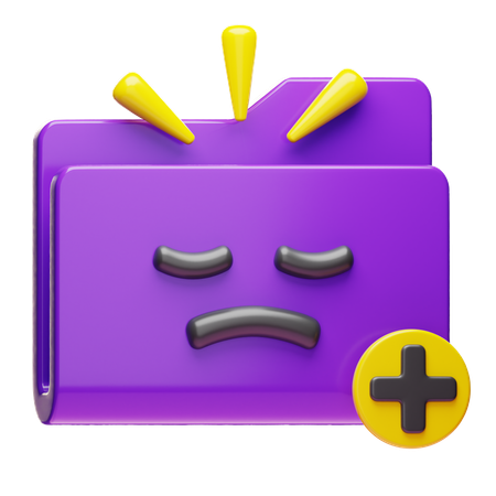 Leere Dateien  3D Icon