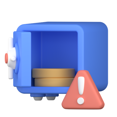 Leere Ersparnisse  3D Icon