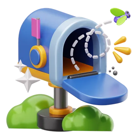 Briefkasten leeren  3D Icon