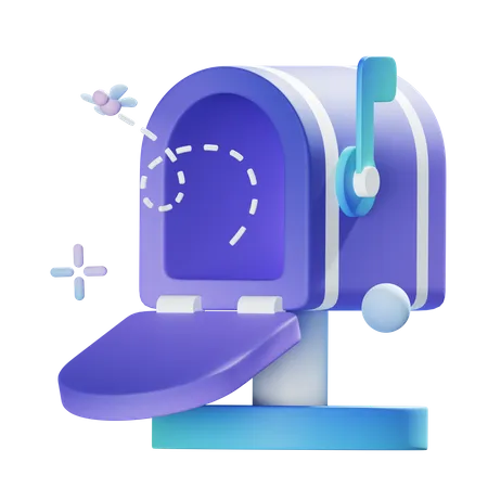 Leerer Briefkasten  3D Icon