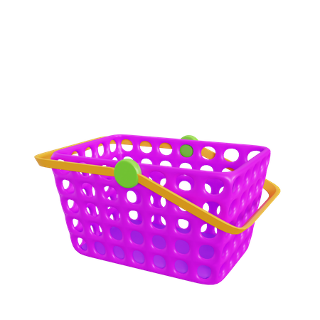 Leerer Korb  3D Icon