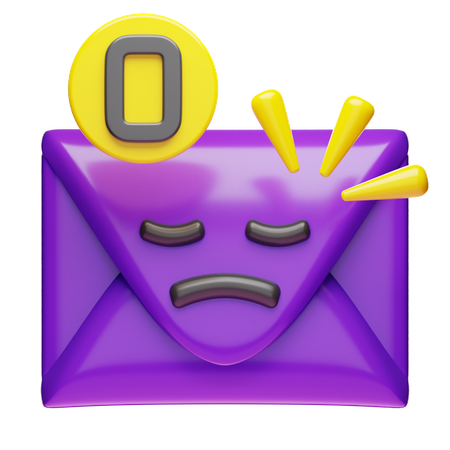 Posteingang leeren  3D Icon