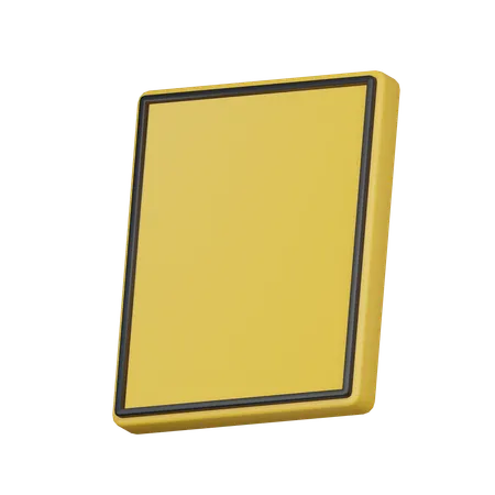 Leeres Warnschild  3D Icon