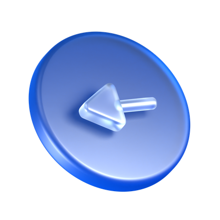 Left  3D Icon