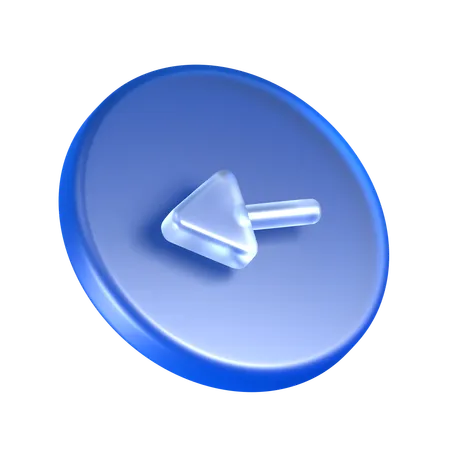 Left  3D Icon
