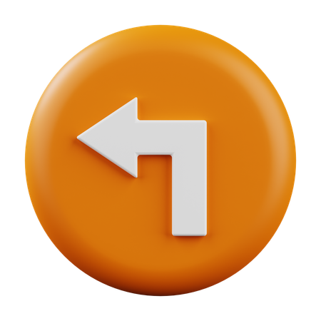 Left  3D Icon