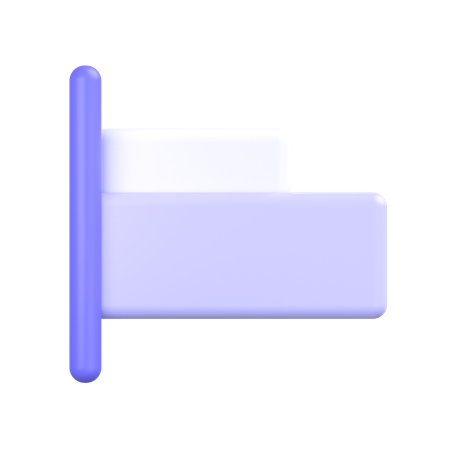 Left Align  3D Icon