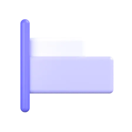 Left Align  3D Icon